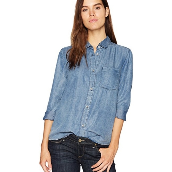 Calvin Klein Button Top - Picture 1 of 5